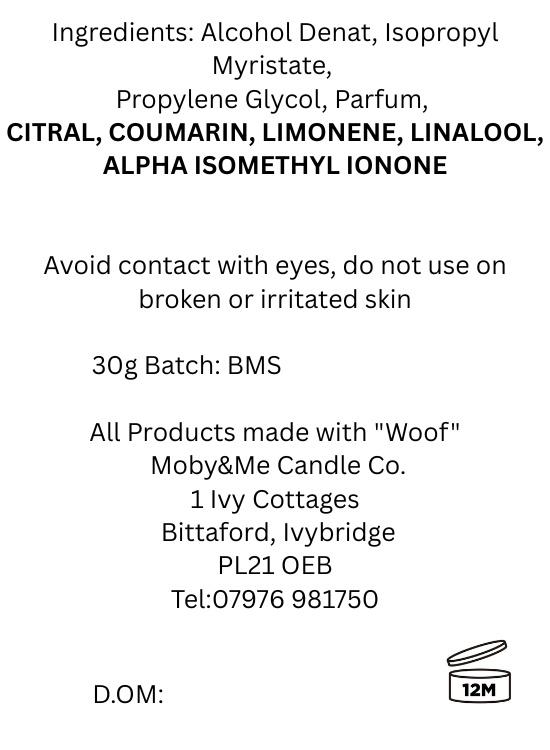 Blood Moon Sea Eau de Parfum 30ml Inspired by Prada Luna Ocean