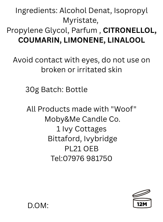 Bottle Eau de Parfum 30ml Inspired by Boss Bottled Elixir