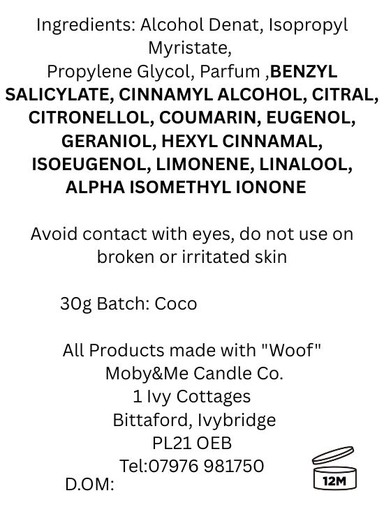 Coco Eau de Parfum 30ml Inspired by Coco Chanel