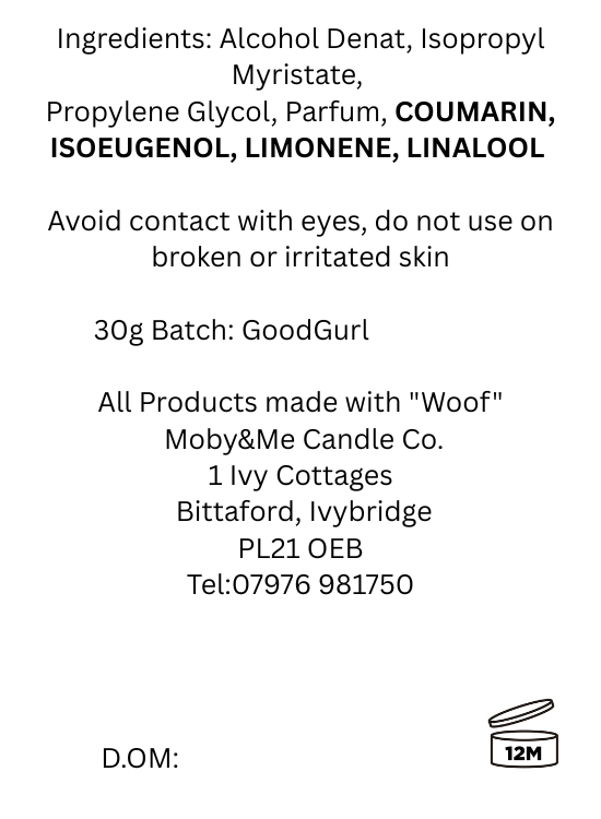 Good Gurl Eau de Parfum 30ml Inspired by Carolina Herrera Good Girl