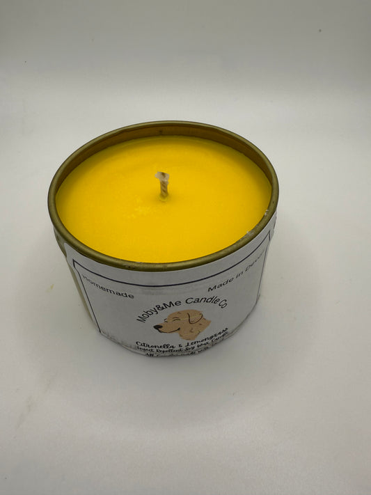 Small Citronella & Lemongrass Insect Repellent Soy Candle