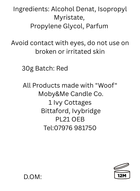 Red Eau de Parfum 30ml Inspired by Baccarat Rouge 540