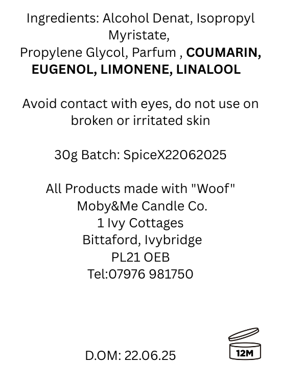 Spice X Eau de Parfum 30ml Inspired by Viktor & Rolf Spicebomb Extreme