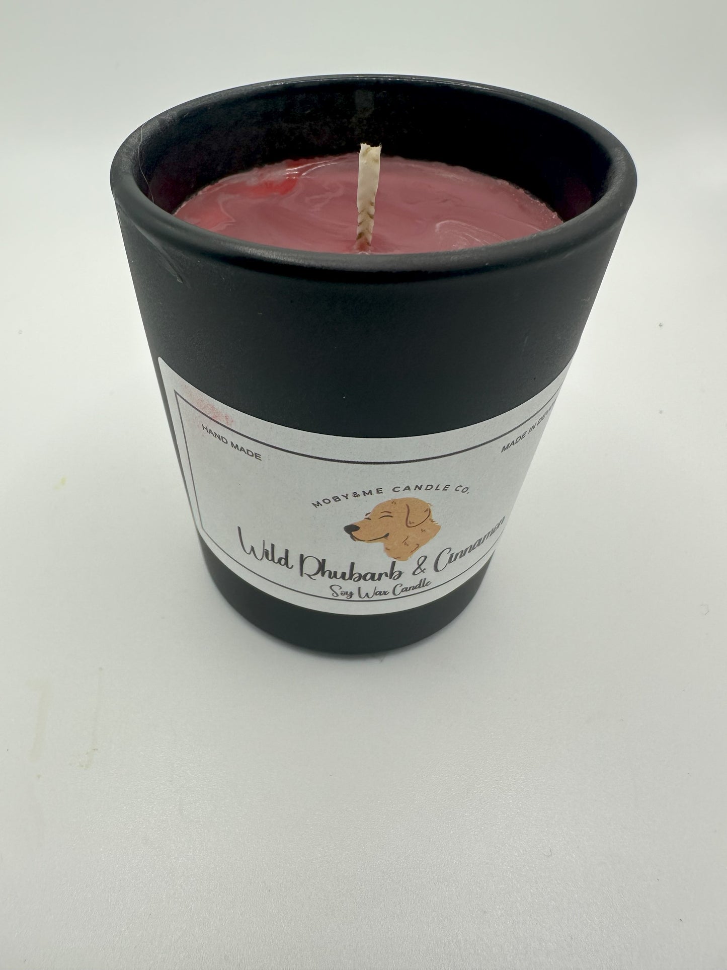 Wild Rhubarb & Cinnamon Soy Wax Candle
